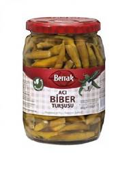 Berrak Acı Biber Turşu Yeşil 720 ml (Brüt) Cam