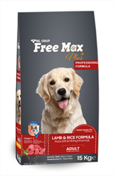 Free Max Köpek Maması Kuzu Etli Pirinçli 15 Kg