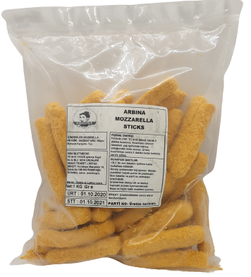 Arbina Mozarella Sticks 1000 gr