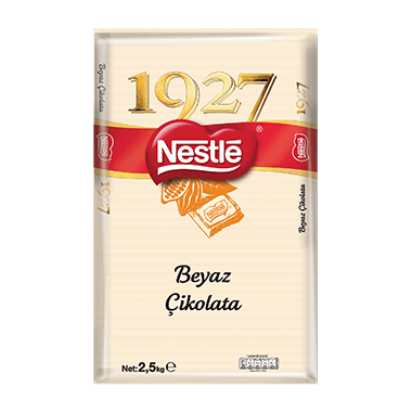 Nestle 1927 Beyaz Kuvertür Çikolata 2500 gr