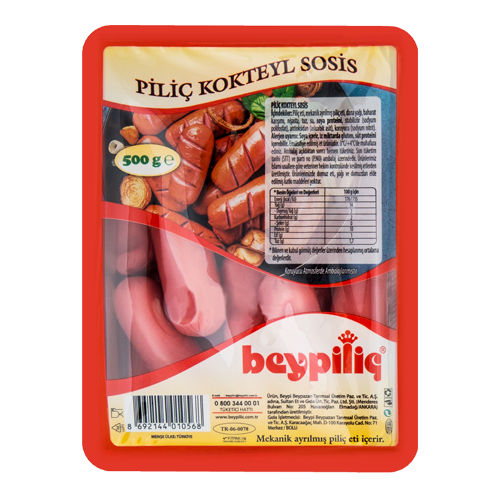 Piliç Kokteyl Sosis 500 gr