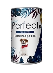Perfect Köpek Parça Kuzu Etli Yavru Mama Konserve 400 gr