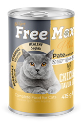 Free Max Tavuk Etli Ezme Kedi Maması 415 gr