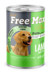 Free Max Kuzu Etli Ezme Köpek Maması 415 gr