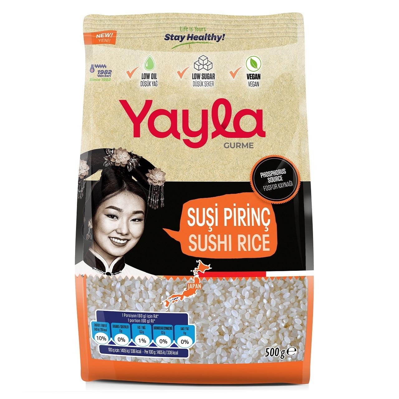 Yayla Sushi Pirinci 500 gr