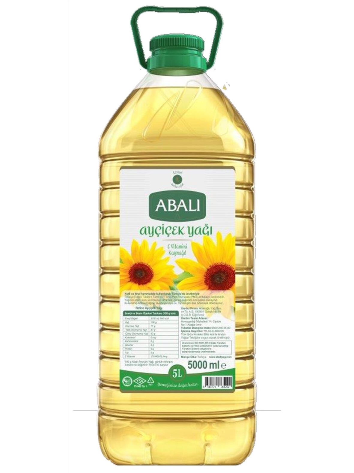 Abalı Ayçicek Yağı 5 Lt