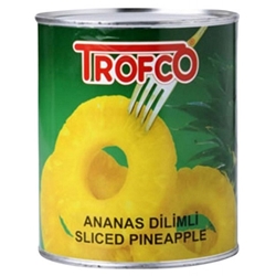 Trofco Ananas Dilimli 850 gr