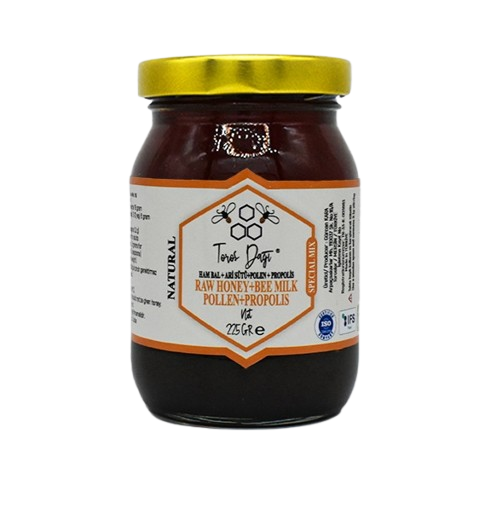 Toros Dağı Arı Sütü - Polen - Propolis - Bal Karışımı 225 gr