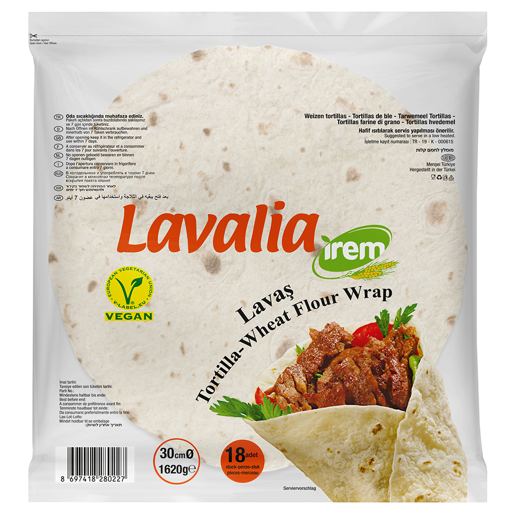 Lavalia Lavaş 33 cm (18 Yaprak )