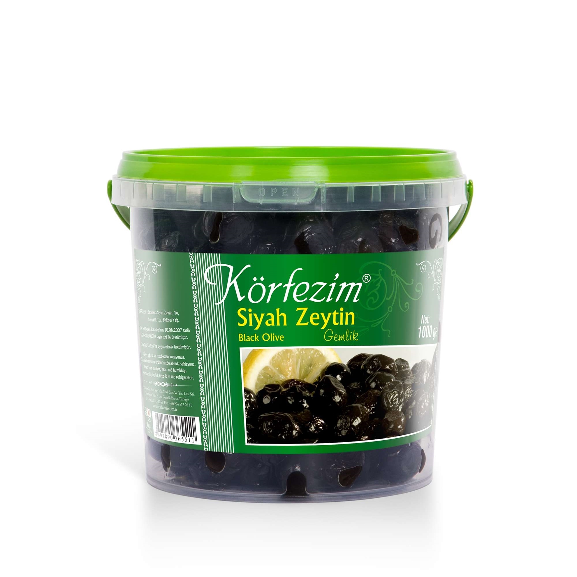 Körfezim Yağlı Siyah Zeytin 1 Kg