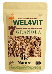 Wel4vıt Granola No:7 340 gr ( Tahıllı ve Kuruyemişli )