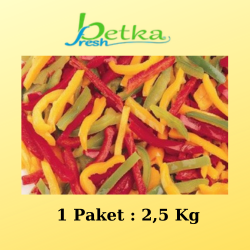 Betka Donuk Mix Şerit Biber 2,5 Kg