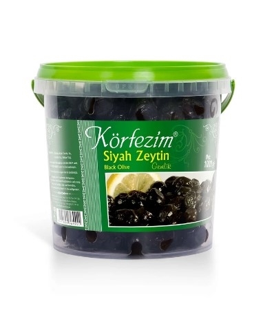 Körfezim Yağlı Siyah Zeytin 1 Kg